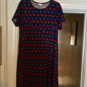 LuLaRoe Americana Carly XL